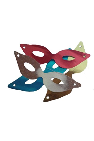 Pandoli Partidolu Parti Gözlüğü Karton Gözlük Karton Maske 12 Adet