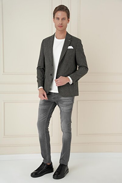 Efor C 692 Slim Fit Haki Spor Ceket