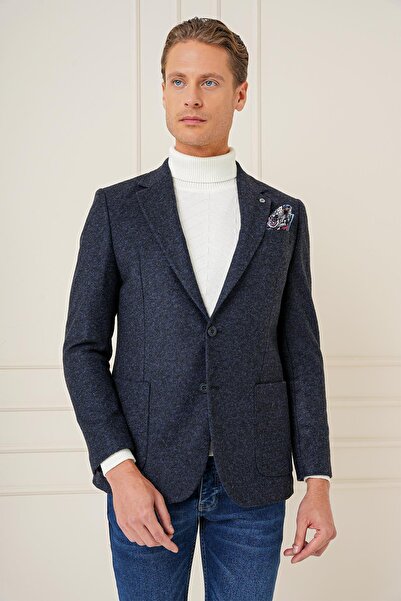 Efor C 689 Slim Fit Lacivert Spor Ceket