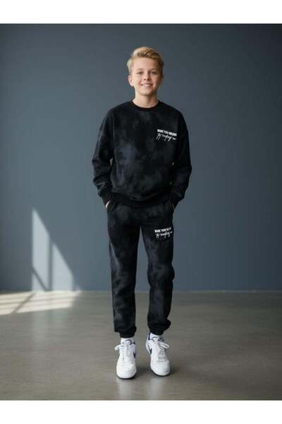 Zekids Set de trening pentru băieți Batik Wake Written Design