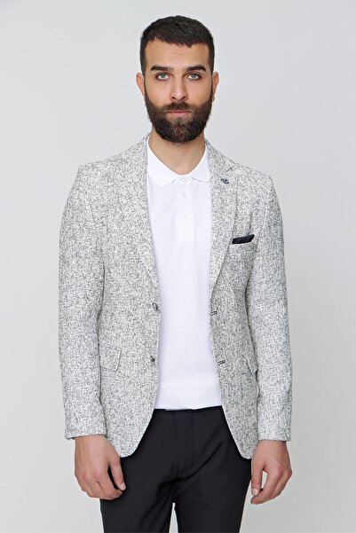 Efor C 612 Slim Fit Siyah Spor Ceket