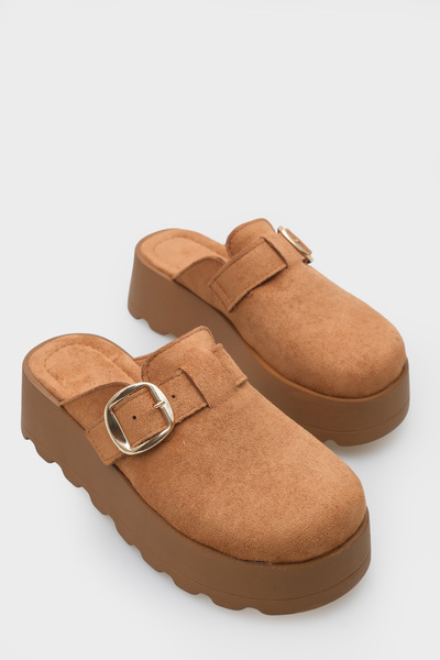 Capone Outfitters Minette Furry Suede Look Women's Sabo