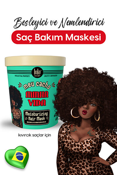 Lola From Rio Meu Cacho Minha Vida Kıvırcık ve Bukleli Saçlar İçin, Süper Nem...
