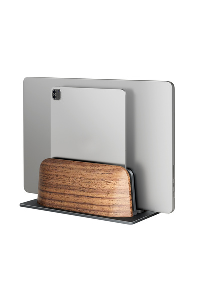 Mcstorey Laptop Stand Wooden Dual Dual Holder Desktop MacBook Tablet Phone Stand