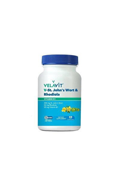 Velavit في-ست. جونز وورت وروديولا 30 كبسولة