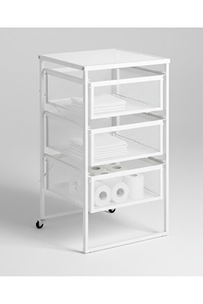 IKEA Lennart Beyaz Raf Ünitesi