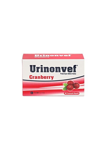Urinonvef Cranberry 30 Yumuşak Kapsül