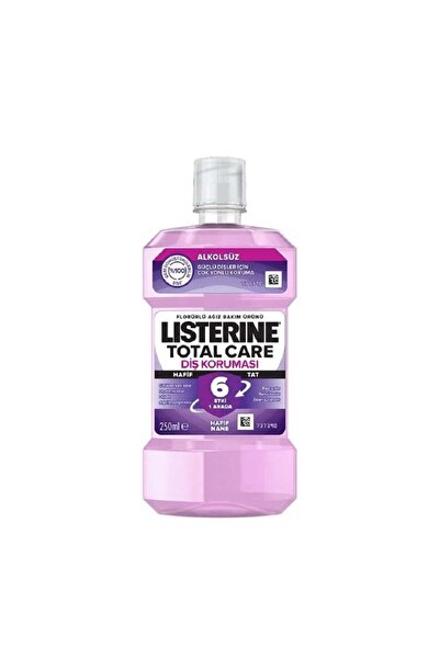 Listerine Total Care Diş Koruması Alkolsüz 250ml Hafif Nane