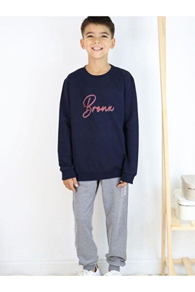 Zekids Σετ αγορίστικη βαμβακερή αθλητική φόρμα - Πίσω στάμπα