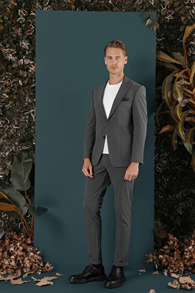 Efor C 659 Slim Fit Antrasit Spor Ceket