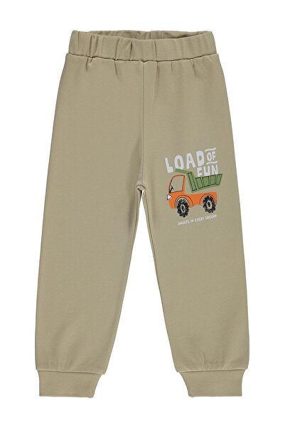 Civil Boys Load Printed 2-5 Years Old Sweatpants - Beige 3-4 Years Old