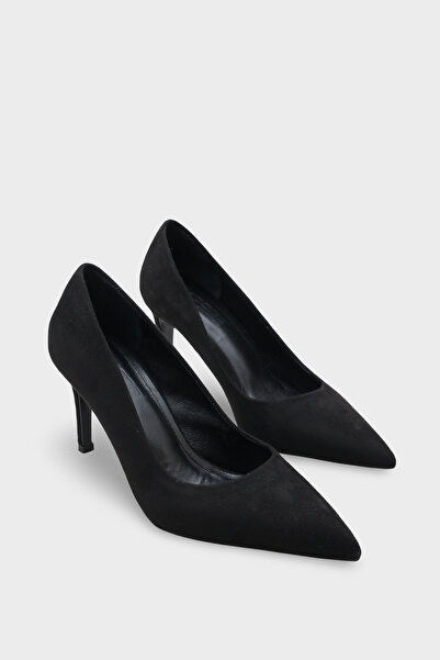 Capone Outfitters Rhonda Orta Topuklu Günlük Şık Astar Hakiki Deri Stiletto