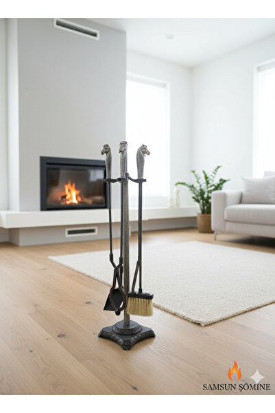 SAMSUNŞÖMİNE ŞÖMİNE MAŞA TAKIMI AT BAŞLIK