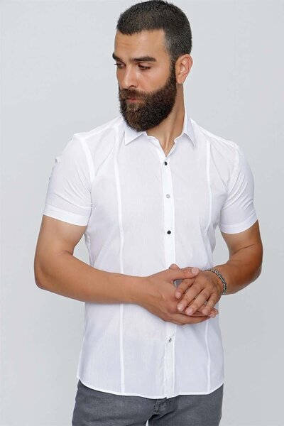 Efor GK 659 Beyaz Klasik Gömlek