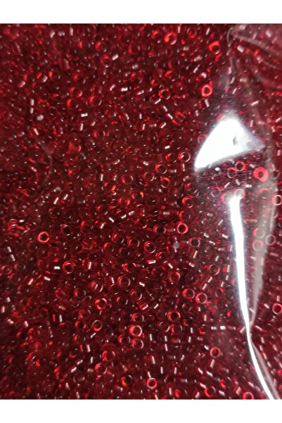 CANERLER 200 Gr Cam Kum Boncuk Bordo - K. Kırmızı 2.5 mm