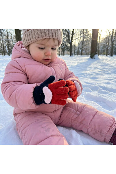 PIECE SIGNATURE Soft Children's Gloves with Different Cute Accessories (1-3 Y...