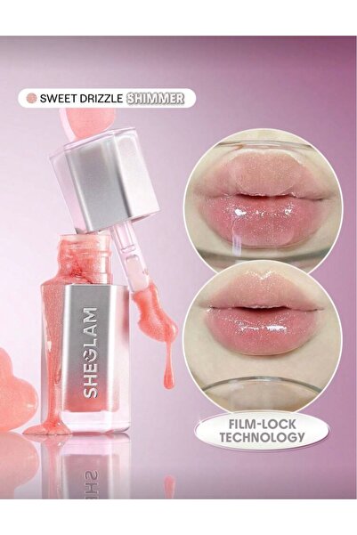 SHEGLAM Glass Lock Air Gloss - Kristal Parlaklığında Nemlendirici Dudak Parla...