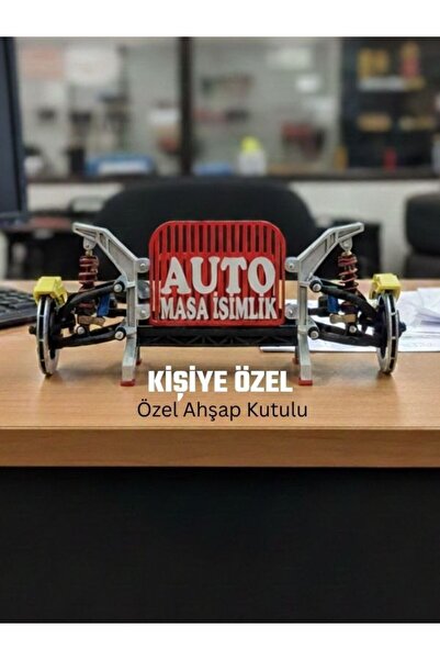 Store Kişiye Özel Auto Masaüstü İsimlik Masa İsimliği Ofis Aksesuarı