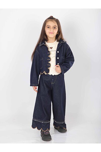 Escabel Set de 3 piese pentru fete, combinație de sus și de jos, 5-14 ani SET...