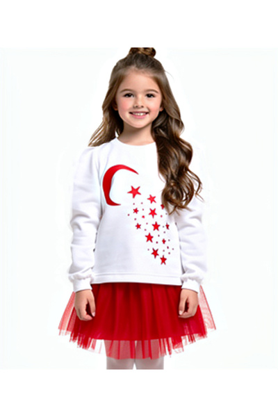 By Piera Παιδική εποχιακή μπλούζα Crescent-Star 7002