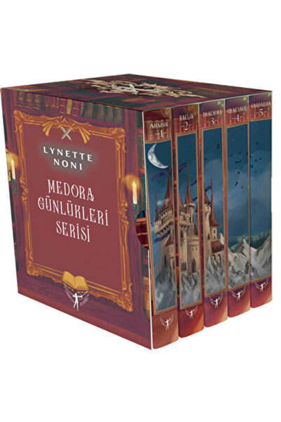 Artemis Yayınları Medora Günlükleri Serisi Kutulu Set - 5 Kitap Takım + Yapış...