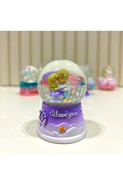 Taşmeran Sevgili Çift Işıklı Mini Boy Kar Küresi Tky0378