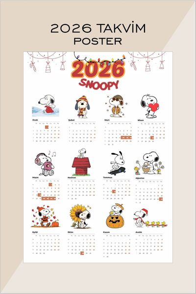 Piksel Grafik ملصق تقويم سنوبي A4 لعام 2025