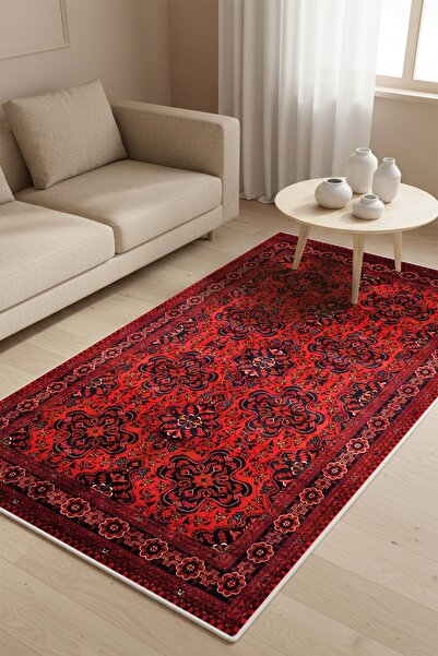 West Home Makinede yıkanabilir dijital kaymaz taban leke tutmaz mutfak halısı...