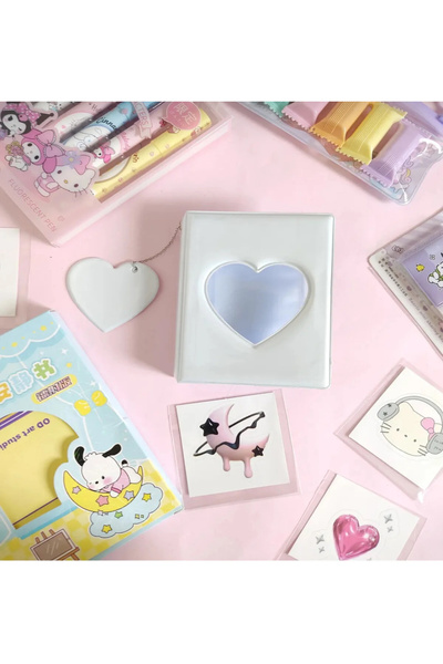 Umut Matbaacılık beyaz Binder Kpop Fotokart Mini Albüm Fotoğraf Resim Albümü ...