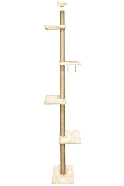 Turkuaz Tırmalama Tr2001 Turkuaz Tırmalama Tavan Boyu Kule Kedi Evi Tırmalama