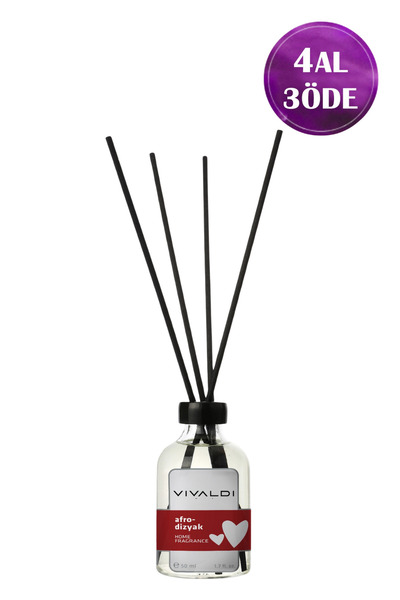 Vivaldi Home Çekici Hürrem Afro Çubuklu Oda Kokusu 50 ml – Kalıcı ve Yoğun Koku