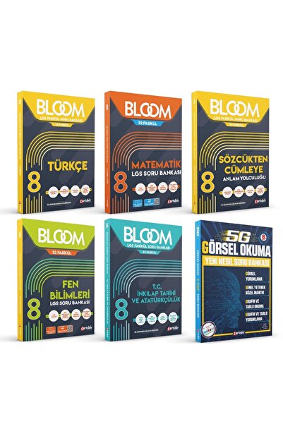Artıbir Yayınları 8 Sınıf 6'lI BLOOM TÜM DERSLER SET 32 Fasikül Soru Bankası ...