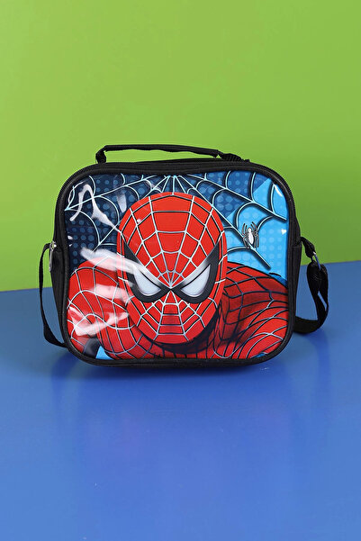 DerinHome Cutie de prânz pentru școală cu imprimeu Spiderman