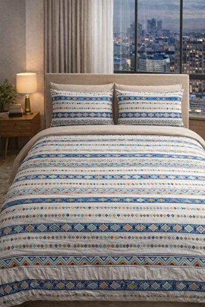 Sheri Home Basic Orange Kolay Ütülenir Çift Kişilik Nevresim Seti 200x220 %10...