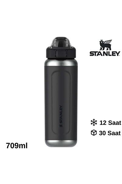 Stanley Wellspring Bottle 0,70 Lt Kilitli Kapak Matara SİYAH