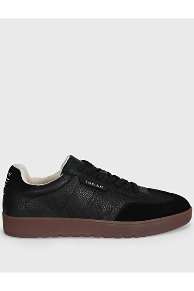 Lufian 112230231 Brian Sneaker Men's Leather Shoes Black