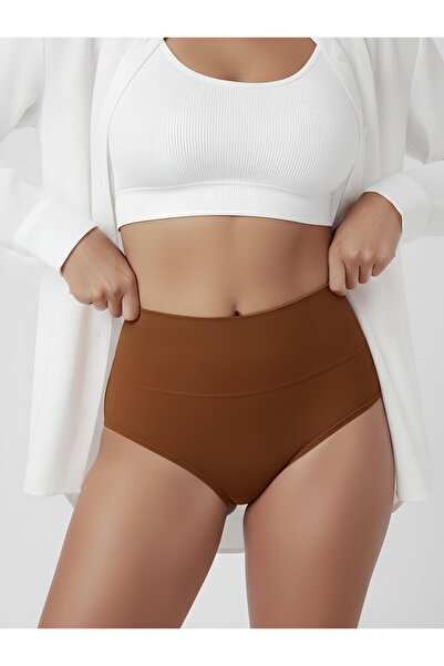 MİSTİRİK Chiloți eficienți pentru zona taliei Mabet, culoare maro