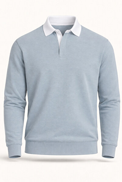 Valiberta Luis Polo Yaka Thessaloniki Knitted Fabric Men's Sweatshirt - Cold ...