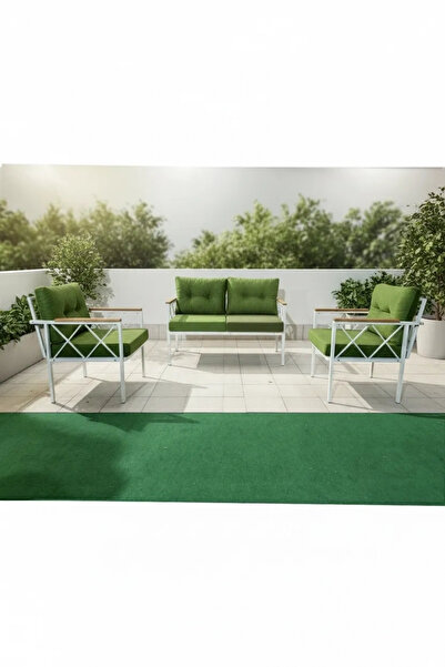 adımshops 2+1+1 Beyaz profil Balkon-bahçe-kafe- Çay Seti-koltuk Takımı-oturma...