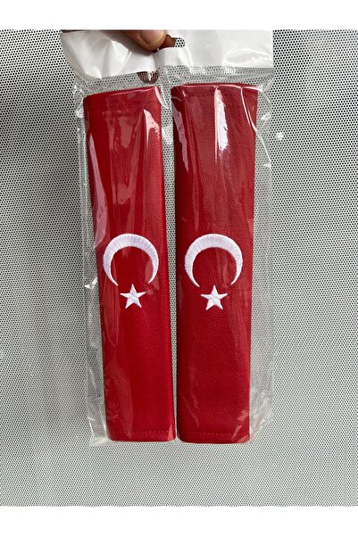 FRT Türk Bayraklı  Emniyet Kemer Pedi Tüm Modeller İçin Uygundur