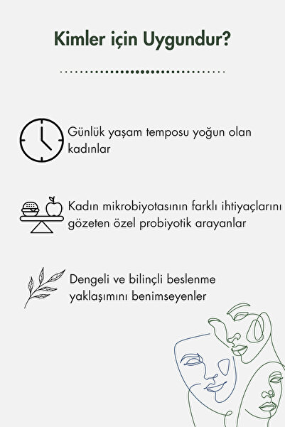 Multiflor Kadınlar İçin Probiyotik 30 Kapsül