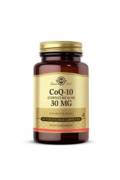 Solgar Coenzyme Q10 30mg 60 Vegi Kapsül