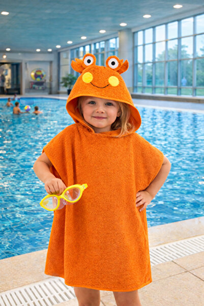 ELY PARKER Prosop de plajă pentru copii cu glugă (3-8 ani) suprafață interioa...