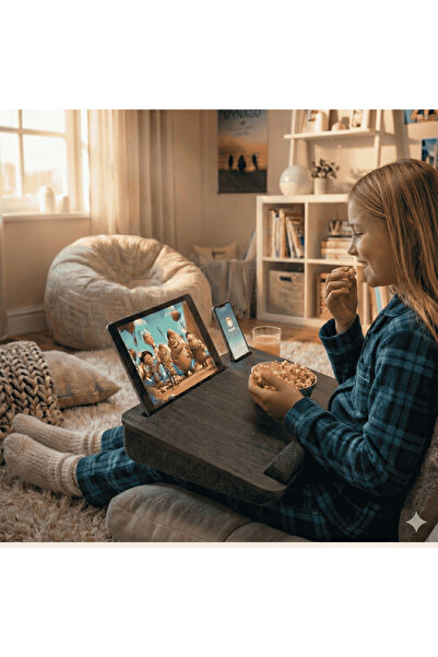 Vigo Wood Vigowood Minderli Laptop Sehpası-LS017
