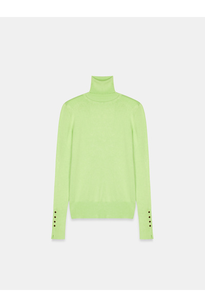 Dilvin 1268 Pulover cu mâneci cu gât rotic