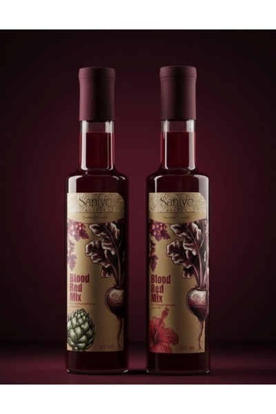 Saniye Sultan Doğal Ürünler Blood Red Mix Safran ve Enginar 2’li Set