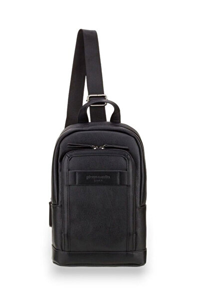 Pierre Cardin حقيبة ظهر للجنسين باللون الأسود 01PC00107