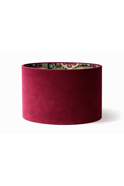 Mivera Maison DEKORATİF KADİFE KAPLAMA ABAJUR BAŞLIĞI (25x20cm)