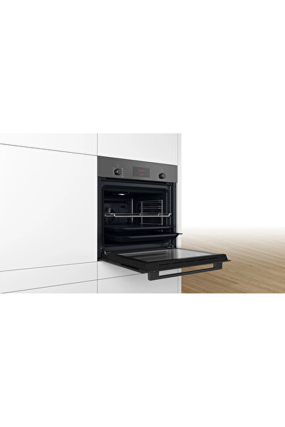Bosch HBF512BH1T 66 L Ankastre Fırın Gümüş