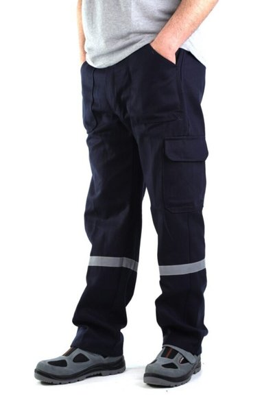 Secura İş Güvenliği Winter Work Trousers 7*7 100% Cotton Navy Blue